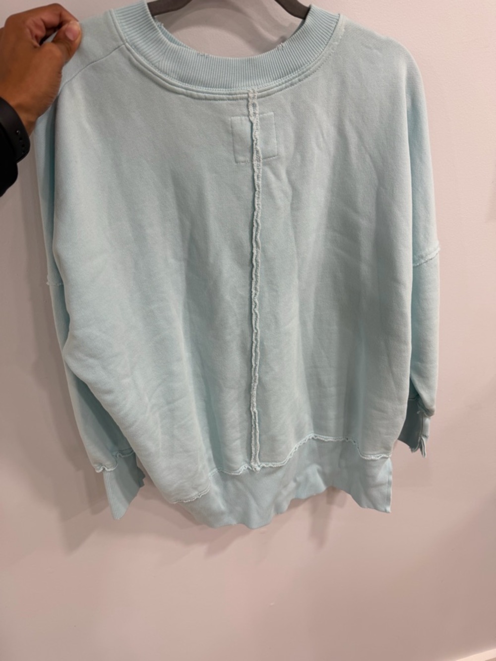 aerie Mint Crewneck Pullover Sweatshirt - Picture 2 of 3
